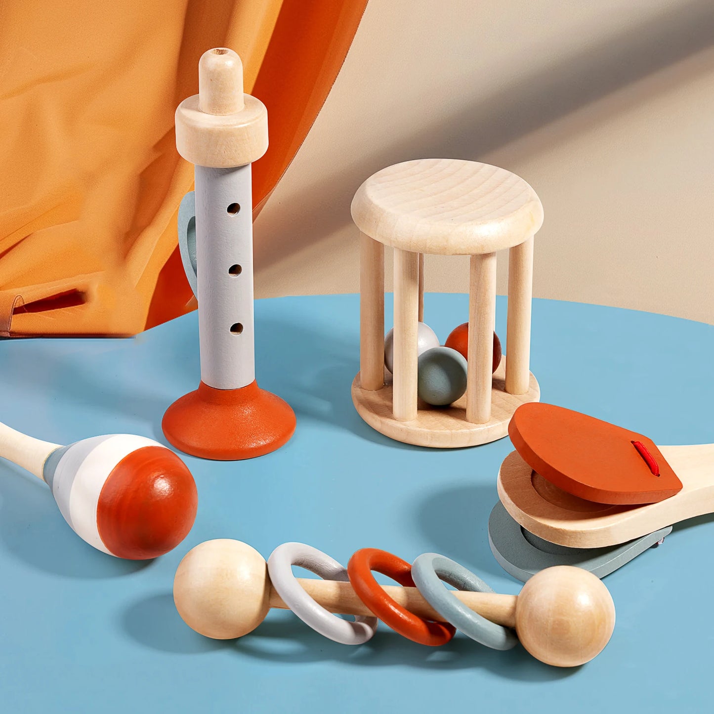 Tini Tunes Wooden Hand Bell Toy