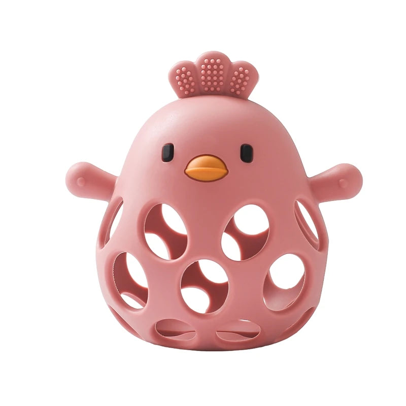 Chickie Chew Hollow Teether Rattle