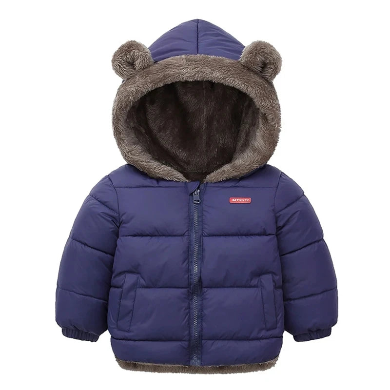 Lamb Wool & Velvet Thick Coat for Kids