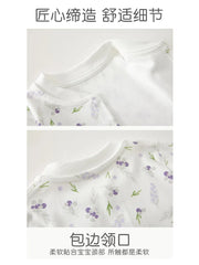 AYNIGIELL Baby Clothes Spring Autumn Pure Cotton Underwear Newborn Onesie Romper Long Sleeve Loungewear Outfit Bodysuit