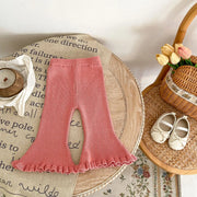 Toddler Girls' Knitted Flare Pants
