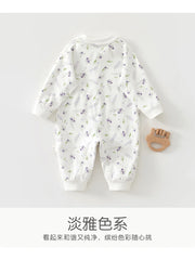 AYNIGIELL Baby Clothes Spring Autumn Pure Cotton Underwear Newborn Onesie Romper Long Sleeve Loungewear Outfit Bodysuit