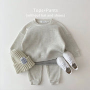 Baby Clothing Sets for Spring & Autumn Loose Tracksuit Pullovers