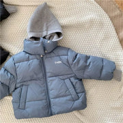 Winter Patchwork Hooded Jacket
