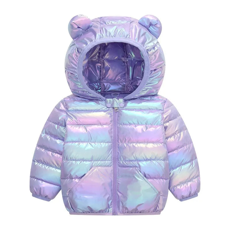 Kids' Hooded Lightweight Down Jacket
