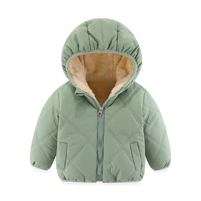 Kids Winter Hooded Jacket