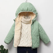 Lamb Wool & Velvet Thick Coat for Kids