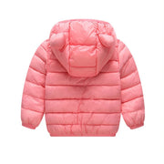 Cute Kids' Hooded Down Jacket