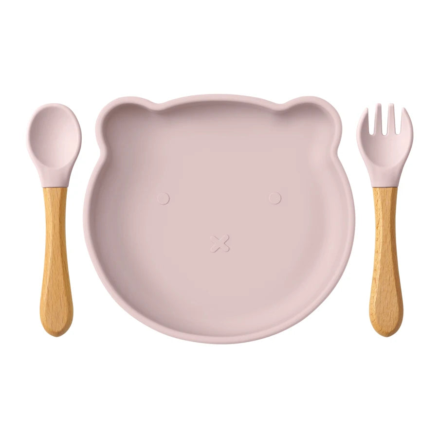 Stick Ease Silicone Baby Feeding Set