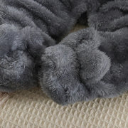 Adorable Plush Baby Hooded Romper