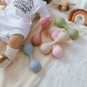 Bear Beat Silicone Teether Rattle