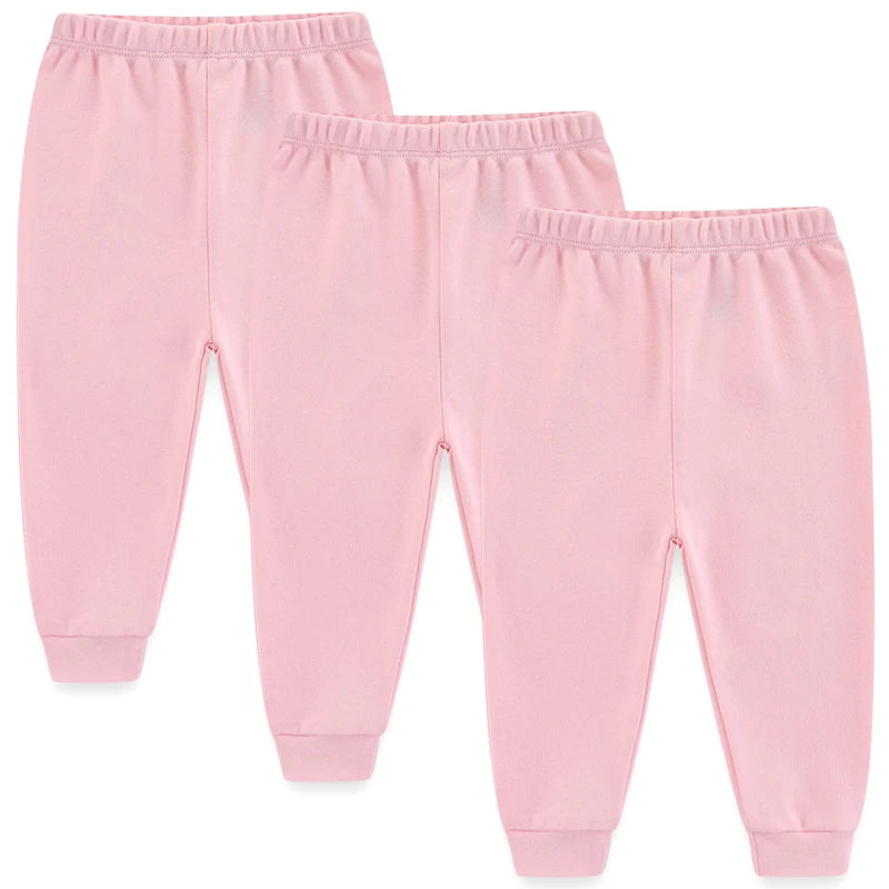3-5PCS Baby Cotton Pants