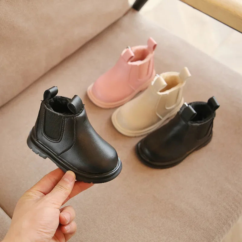 Kids' Platform Fur Boots