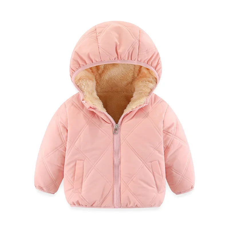 Kids Winter Hooded Jacket