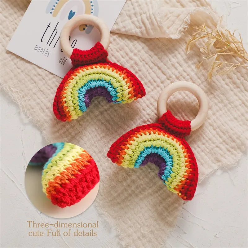 Lemo Tune Crochet Rattle Teether