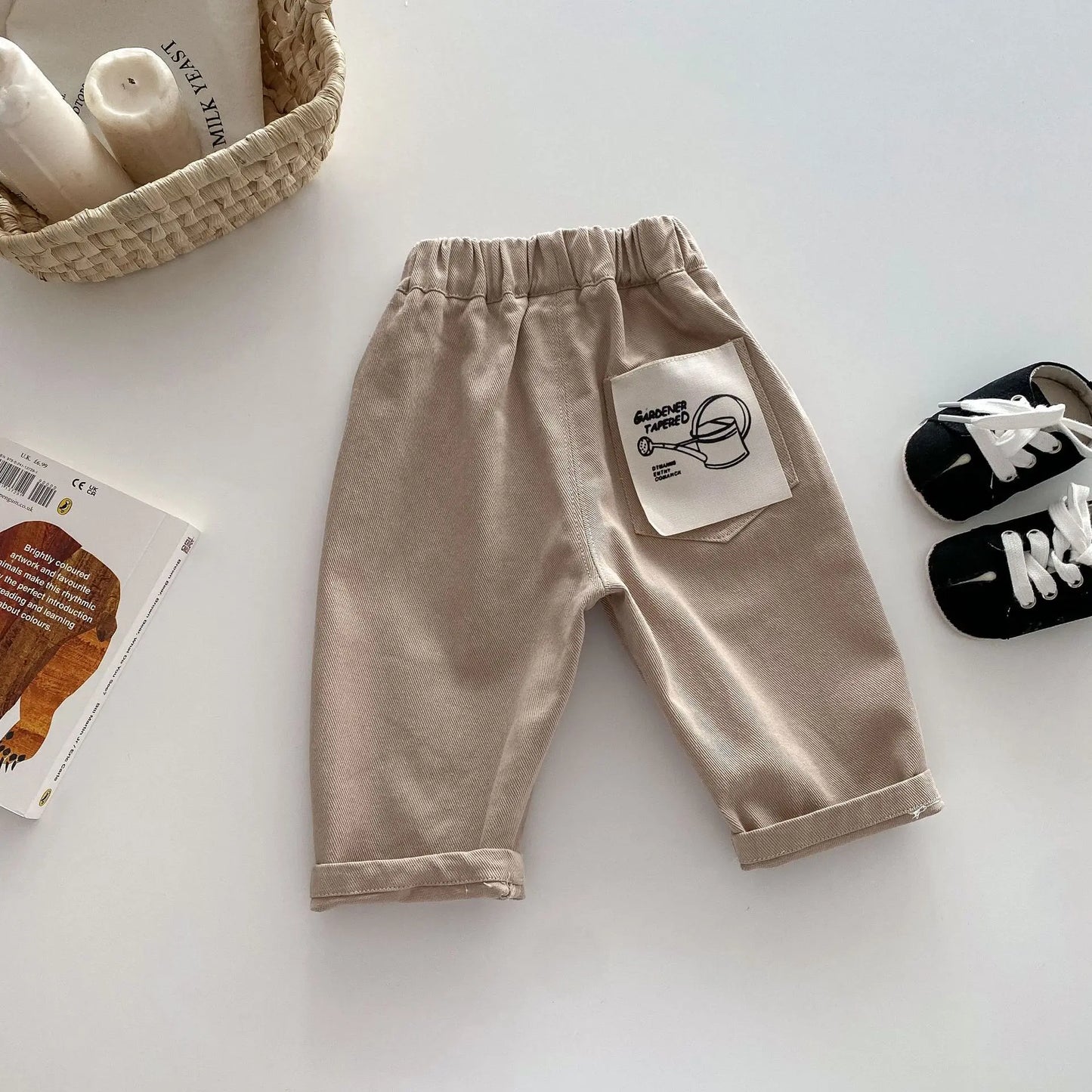 MILANCEL Solid Kids Pants