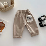 MILANCEL Solid Kids Pants