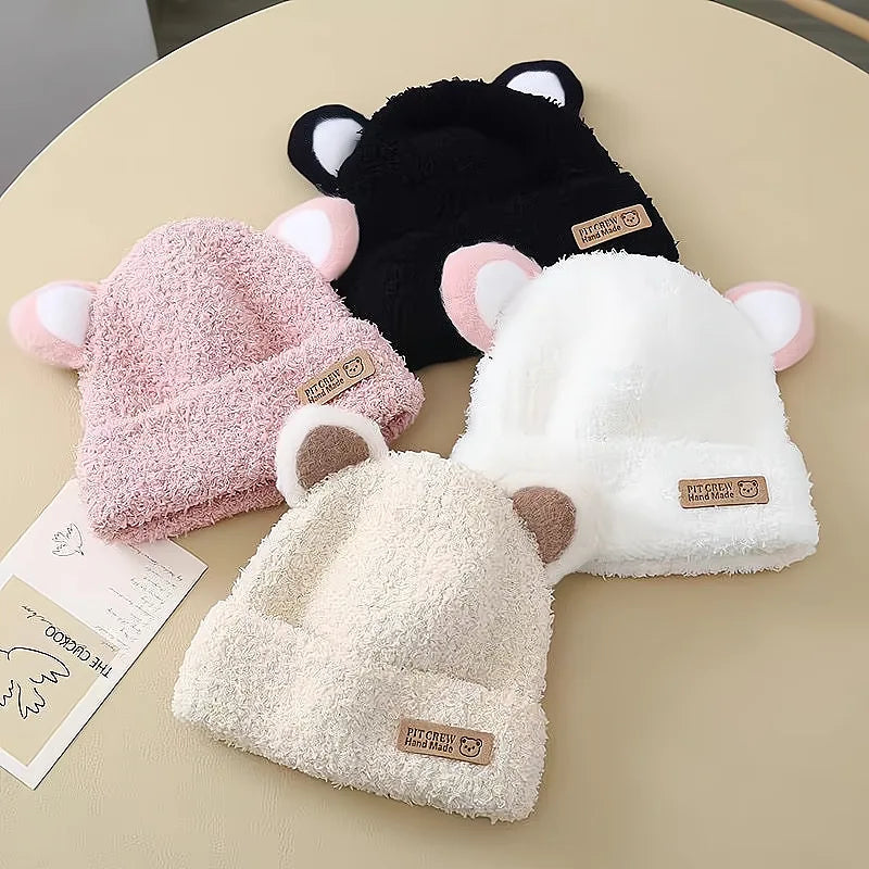 Baby Boy Bear Beanie – Windproof