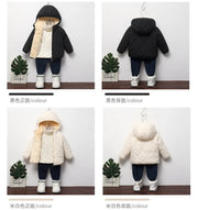 Lamb Wool & Velvet Thick Coat for Kids