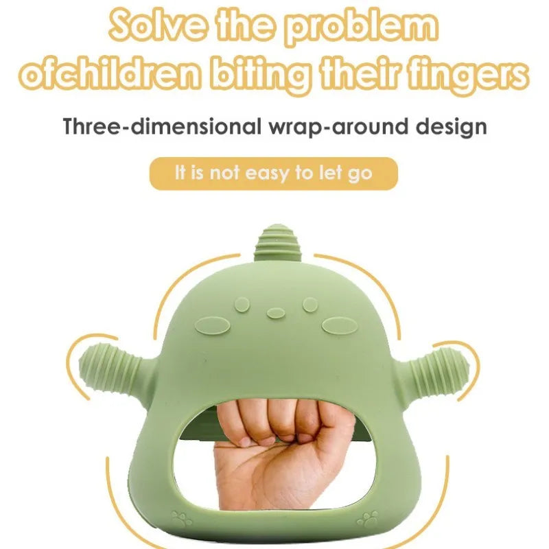 Dino Chew Silicone Teether Bracelet