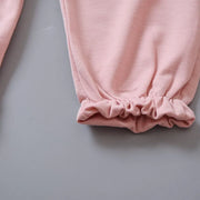 Girls' Trousers & Long Sleeve Top Set