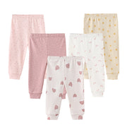 3-5PCS Baby Cotton Pants