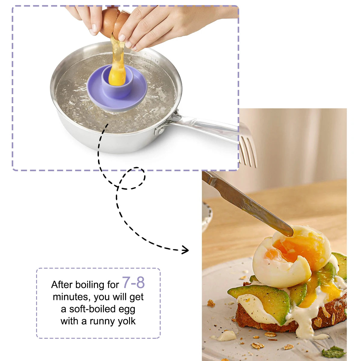 Eggie Tots Silicone Egg Holder