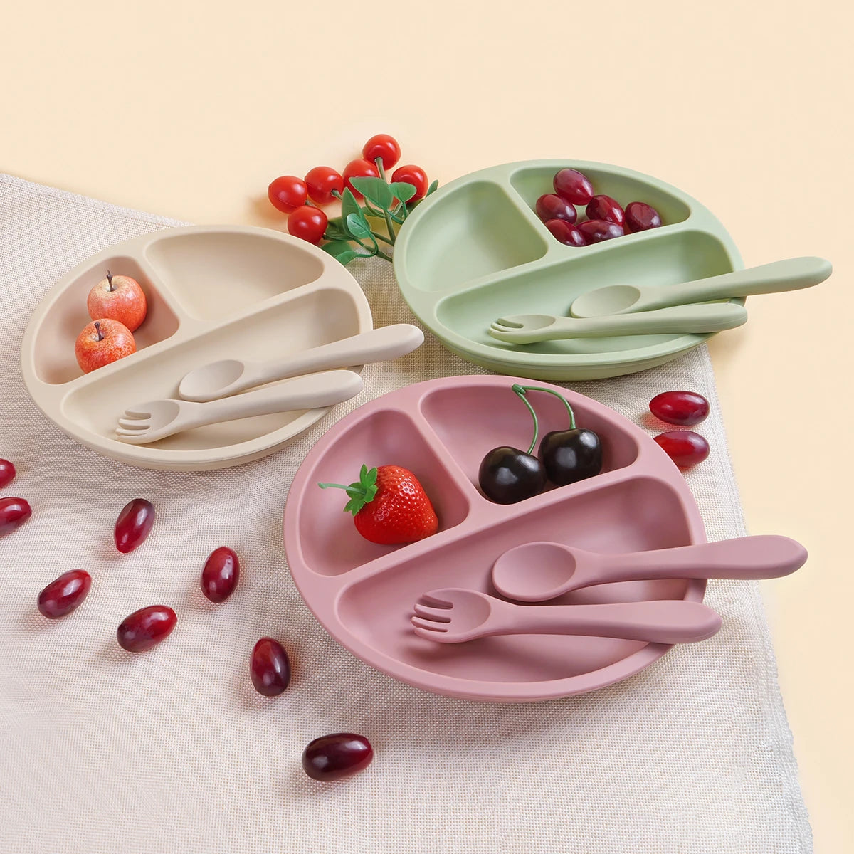 Fun Bites 3pc Suction Dining Set