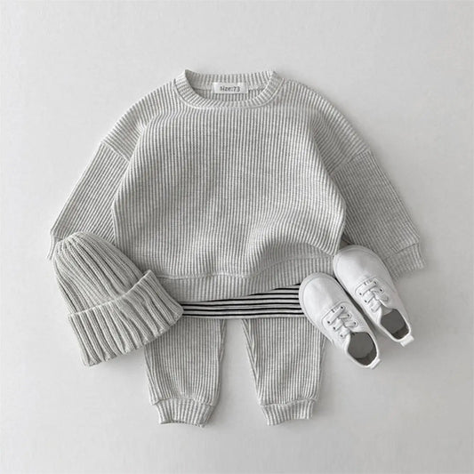 Baby Clothing Sets for Spring & Autumn Loose Tracksuit Pullovers