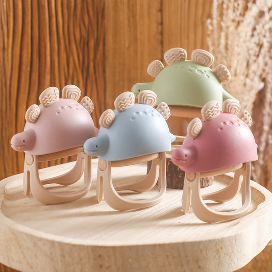 Dino Chew Silicone Teether Bracelet