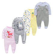Baby Boy Rompers Newborn Cotton Long Sleeve O-neck 0-12M Onesie Clothing