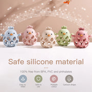 Chickie Chew Hollow Teether Rattle