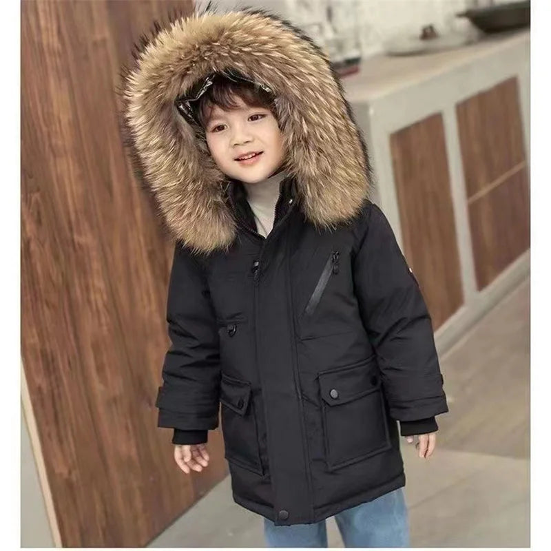 Thick, Warm & Fur Hooded Coat