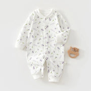AYNIGIELL Baby Clothes Spring Autumn Pure Cotton Underwear Newborn Onesie Romper Long Sleeve Loungewear Outfit Bodysuit