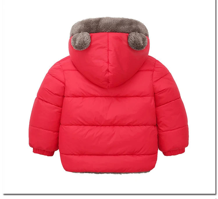 Lamb Wool & Velvet Thick Coat for Kids