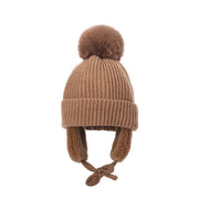 Winter Baby Pompom Beanie Hat