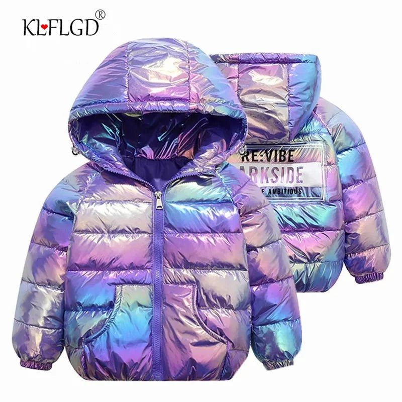 Girls' Thickened Down Cotton Jacket