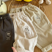 Kids' Cartoon Patch Harem Pants