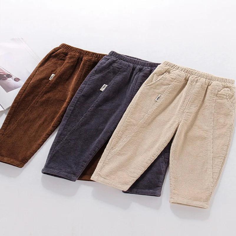 Boys' Plush Casual Pants