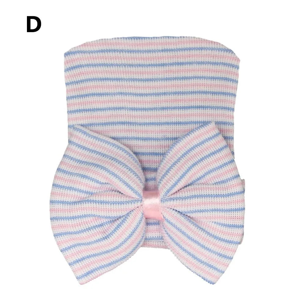Newborn Hospital Hat with Bow