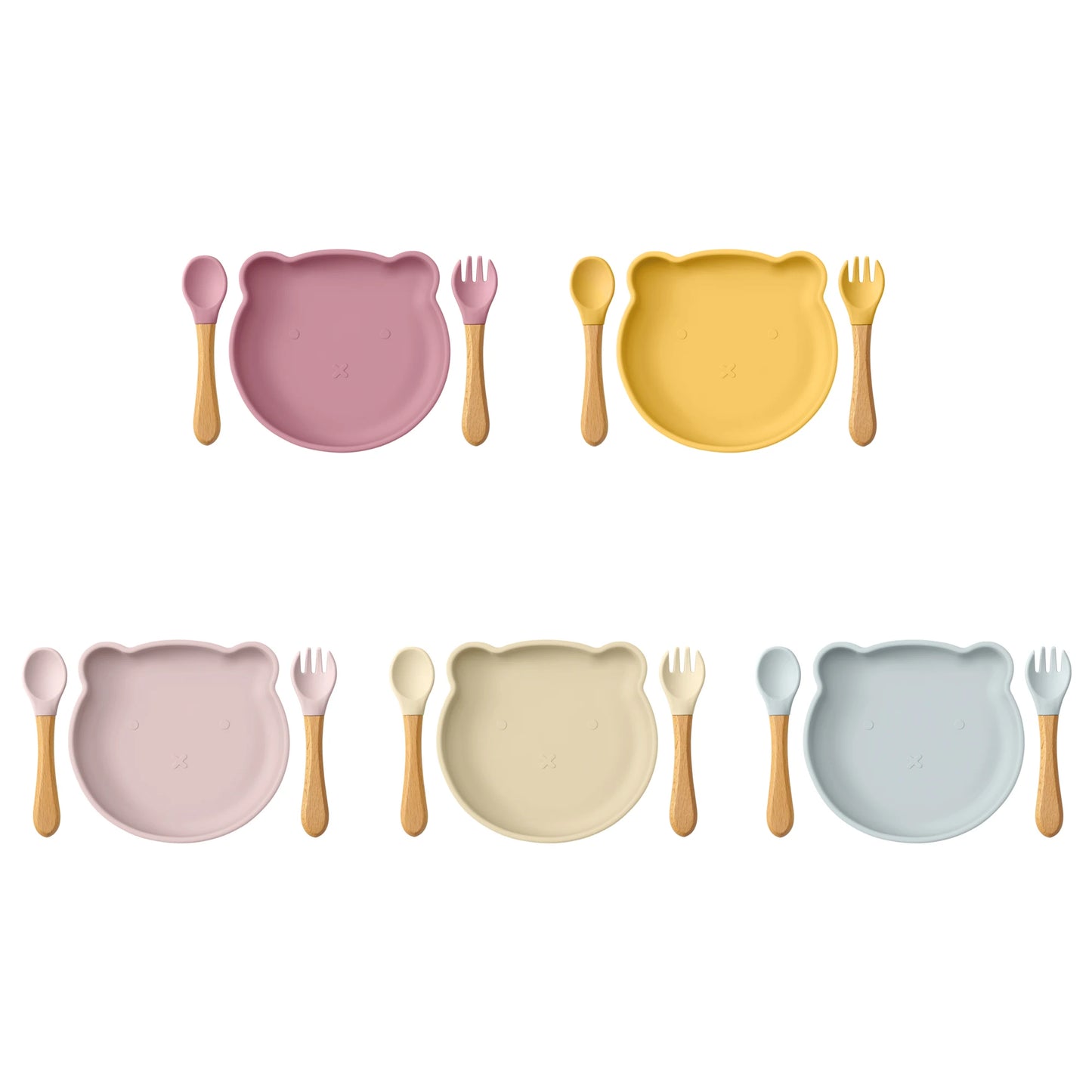 Stick Ease Silicone Baby Feeding Set