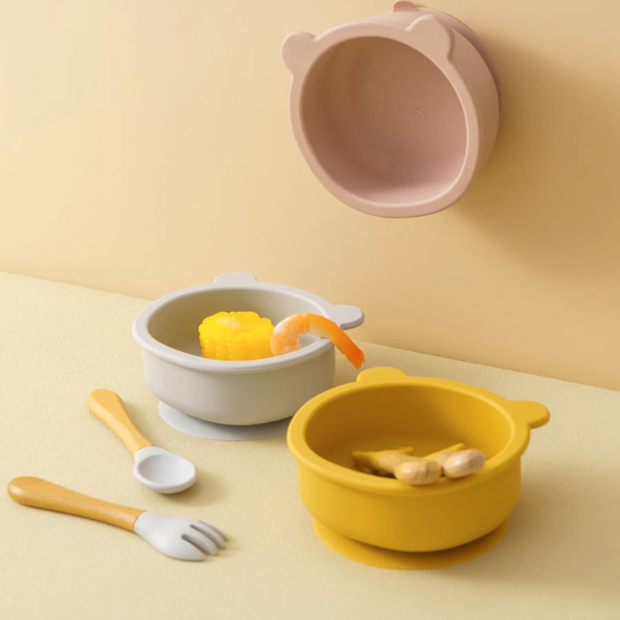 Tiny Tails 3pc Silicone Feeding Set