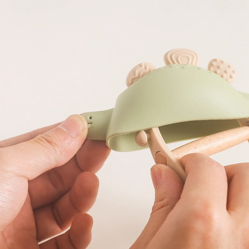Dino Chew Silicone Teether Bracelet