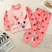 Toddler Kids Long Sleeve Cartoon Pajamas