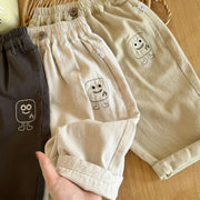 Kids' Cartoon Patch Harem Pants