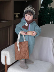 Ultra-Warm Baby Fleece Hooded Romper