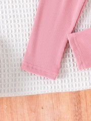 Baby Girls' Pink Flower  Pants Set