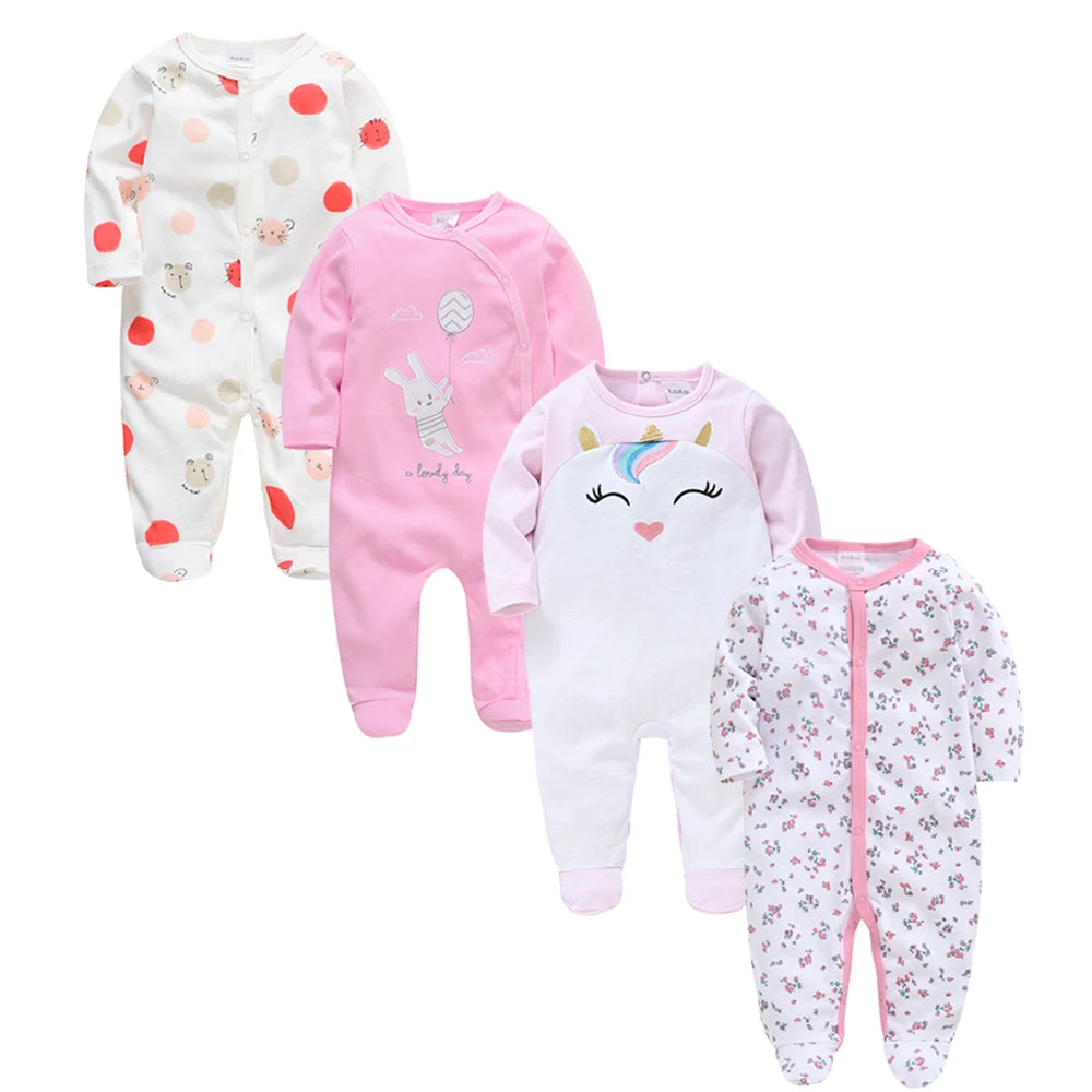 Baby Boy Rompers Newborn Cotton Long Sleeve O-neck 0-12M Onesie Clothing