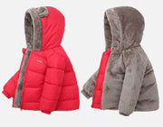 Lamb Wool & Velvet Thick Coat for Kids