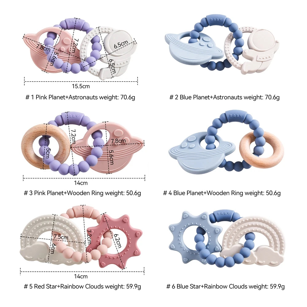 Orbit Bite Planet Teether Ring